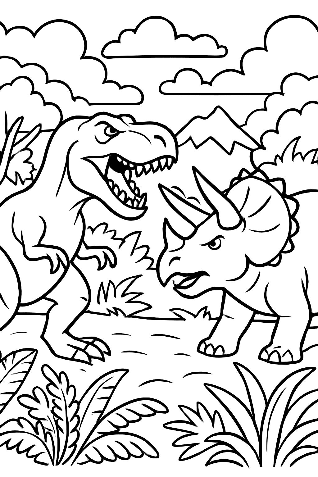 Souboj dinosaurů